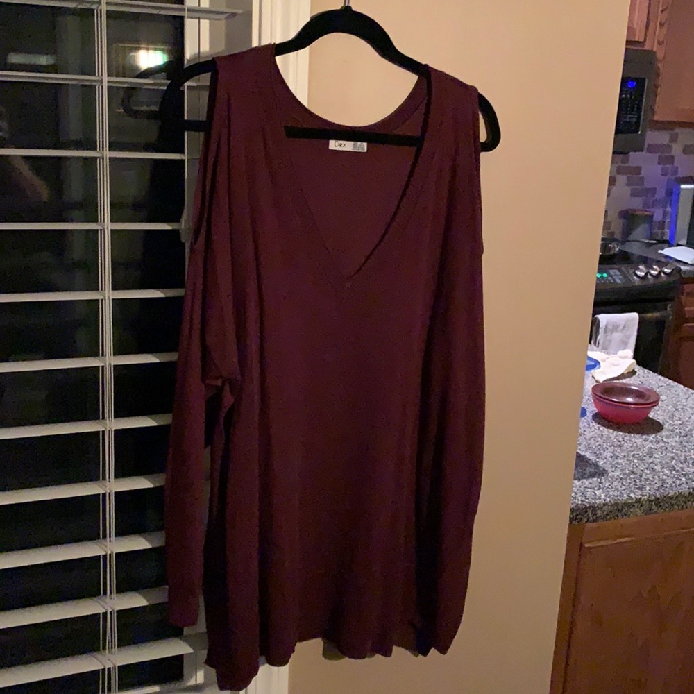 Cold Shoulder Sweater